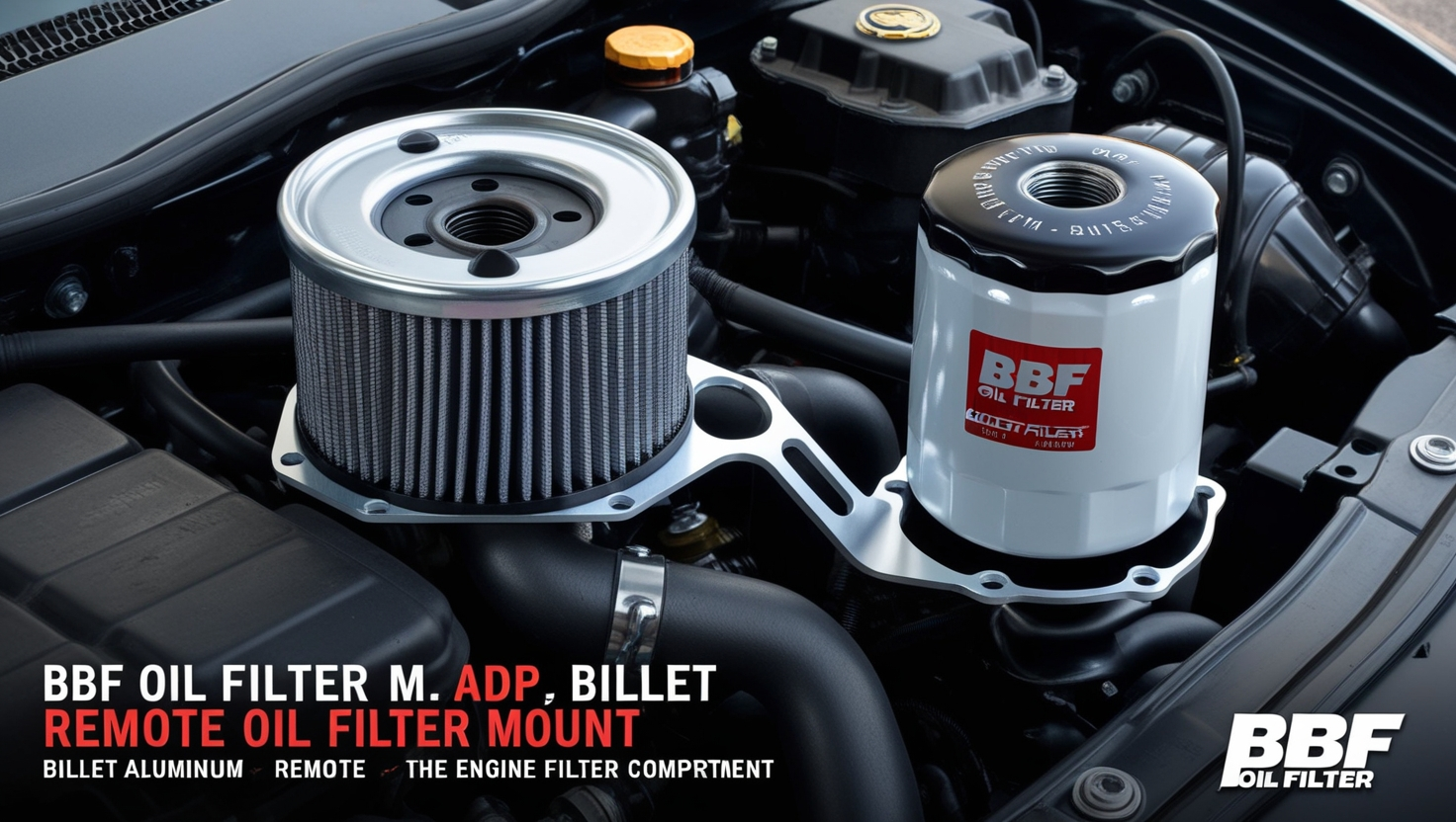 BBF Oil Filter ADP Billet Aluminum